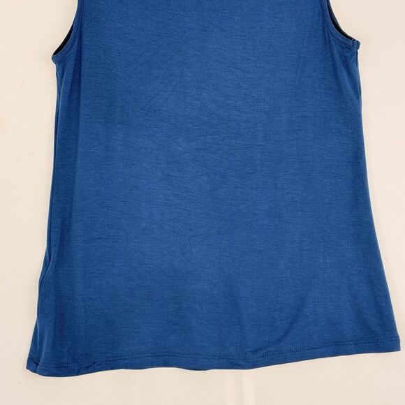 Soft Surroundings Tank Top Women Size M Navy Blue - Picture 6 of 13